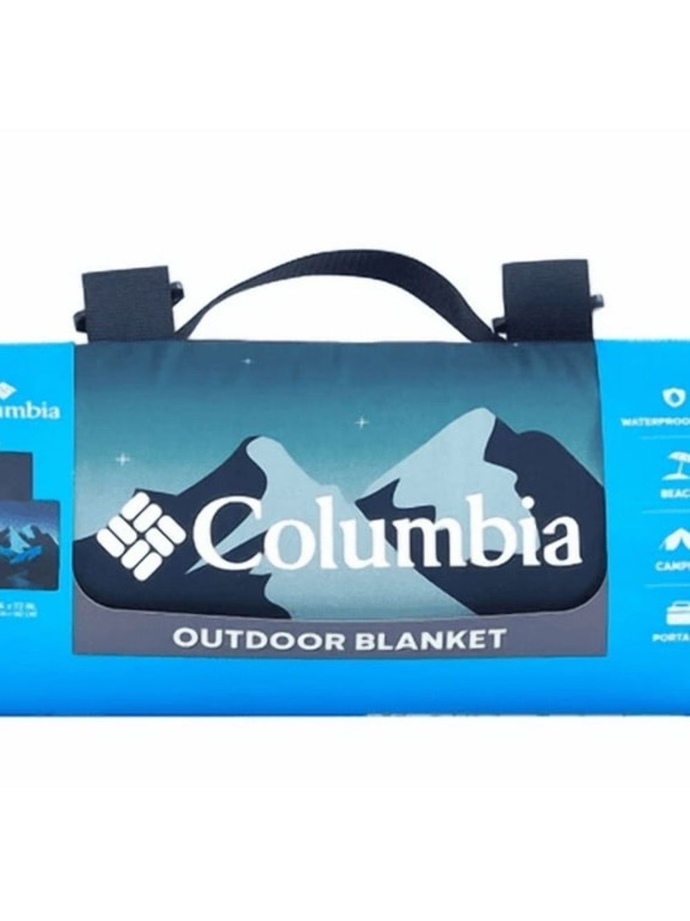 Columbia Blue Mountain Graphic Outdoor Blanket NWT